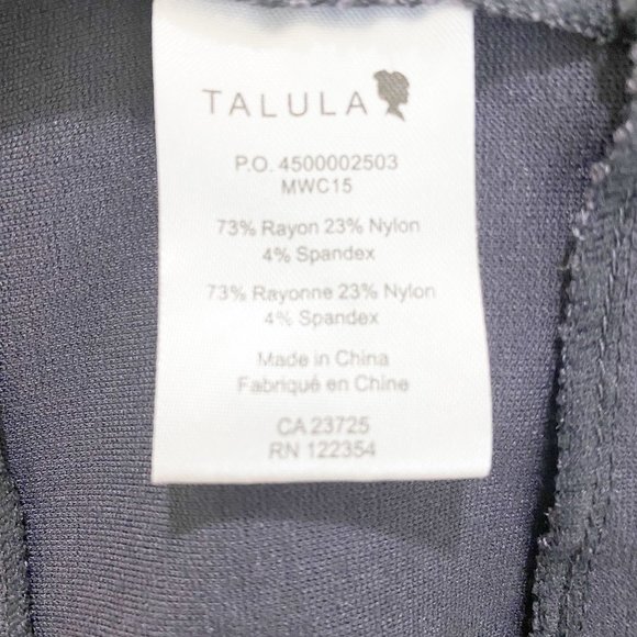 Talula Stretch Band Mini Skirt with Zip Grey Blue Charcoal 4 - Picture 6 of 10
